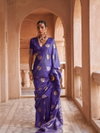 Moghra Silk Muslin Tissue Self Jequard And Zari Weaving Work Saree Wholesale Online